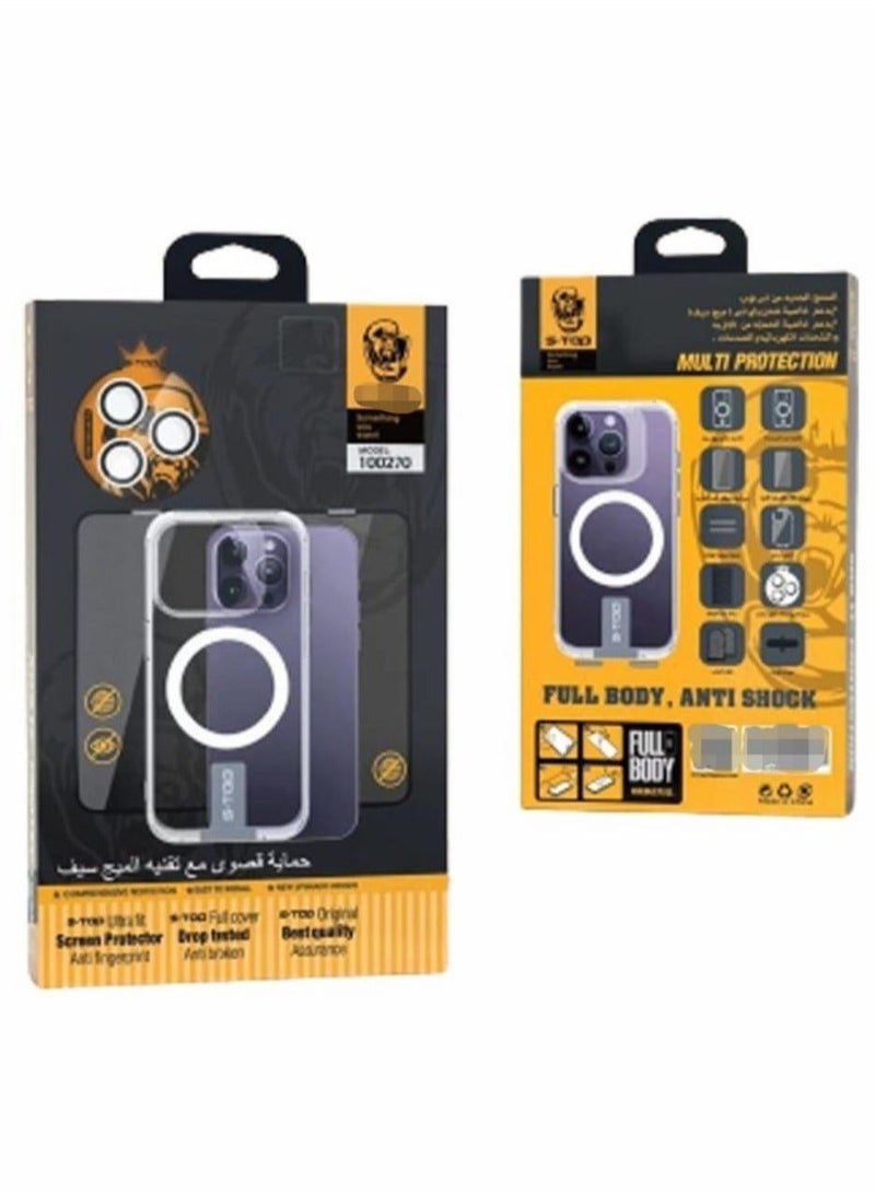S-TOP ايفون 15 برو ماكس باقة الحماية المتكاملة 10 في 1 - Image 2