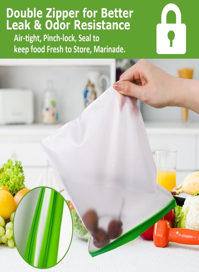 TAINESS Odor Proof Storage Bags Reusable Bear Bags for Food Backpacking No-Odor Zipper Barrier Bags Fit Home Organization, Food Storage,Freezer Safe (5p-8.5x10in) - Image 3