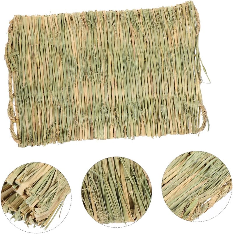 Levemolo 4pcs Chicken Nesting Box Mats Comfortable Straw Bedding for Chicken Coop Nest Box Supplies for Collection Suitable for Nest - Image 2
