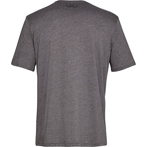Under Armour Men's UA Sportstyle Left Chest Short Sleeve Shirt SM Gray - Image 5