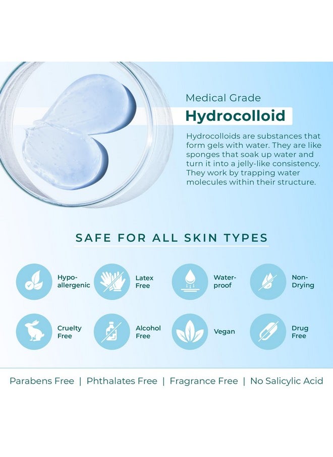 Cleof - Pimple Patches (Made In Korea) For Face & Body Overnight Treatment Acne Patch For Zits Bumps Spots Pimples Whiteheads Hydrocolloid Stickers Vegan Crueltyfree Hypoallergenic (12Mm) - Image 1