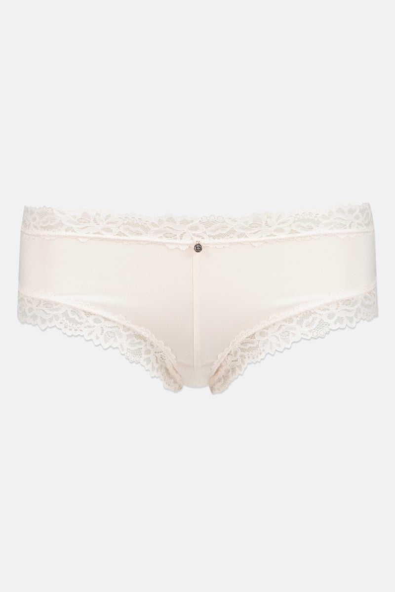 bebe Women 5 Pcs Lace Detail Boyshort Panty, Multicolor - Image 2