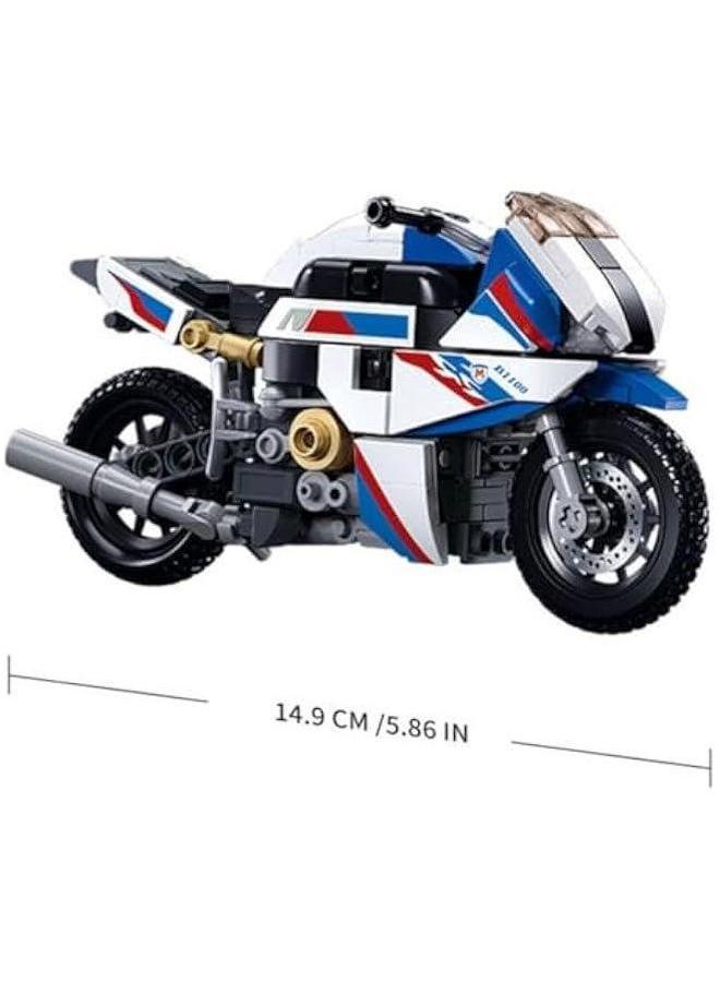 Loquat Motorcycle Building Bricks Set, 242 Pieces 025 Model Toy, Gift for Kid and Adult - Image 2