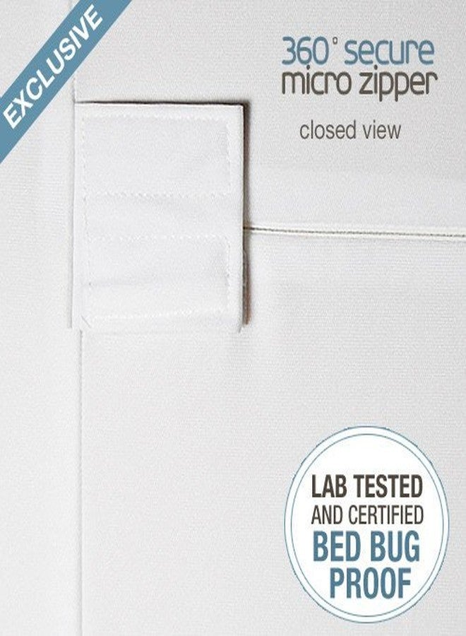 SafeRest Premium King 9" Thick Split Box Spring Encasement - Waterproof - Breathable, Noiseless and Vinyl Free - Fits Up to 9" - Split King - Image 5