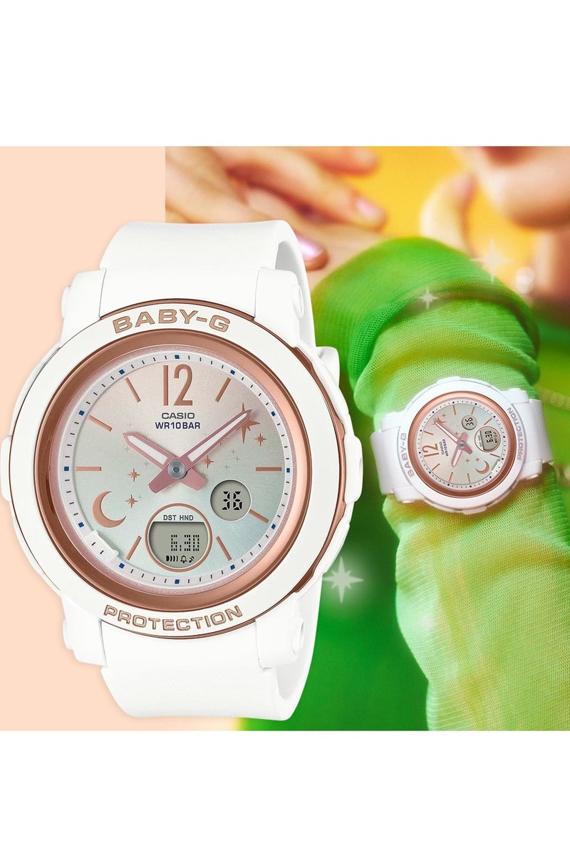 كاسيو ساعة نسائية كاجوال - BGA-290DS-7ADR - Image 3