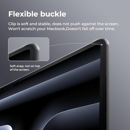 BlueSwan Case Compatible with MacBook Pro 16 inch, 2025 2024-2021 M4 M3 M2 M1 Pro/Max A3403 A3186 A2991 A2780 A2485, Flexible PP and Matte Anti-Fingerprint Protective Case, Matte Black - Image 5