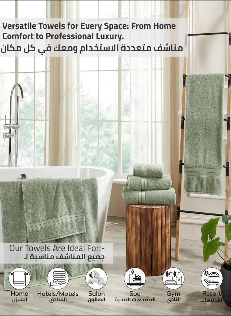دوناتيلا طقم فوط حمام قطن ممشط 100% 2 قطعة (70 * 140 سم) 600 جم منشفة كبيرة ، ماصة للغاية ، سريعة الجفاف ، أفضل منشفة للحمام والسبا والفندق ، أبيض