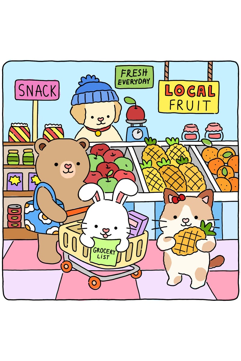 Mr. Penda Fuzzy Friends: A Stress-Relief Coloring Book for Adults & Teens, Cute & Cozy Daily Activities, Mindfulness Illustrations, Relaxing Anti-Anxiety Art Therapy, 40 Hand Drawn Pages Ready for Coloring (Multicolour) - Image 4