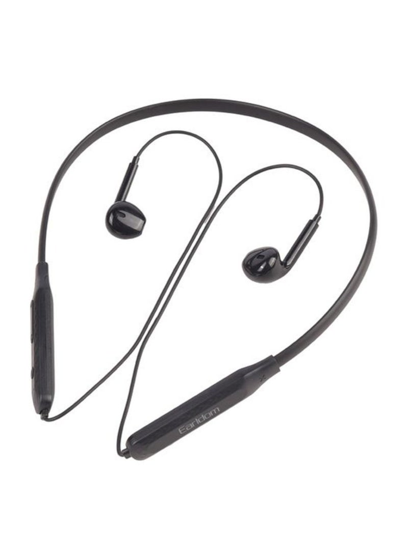 NEW ET-BH75 Neckband Bluetooth Earphone - Comfortable Fit, High-Quality Sound (Black) - Image 5