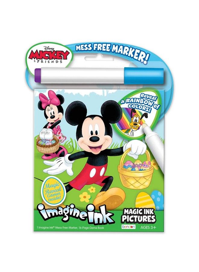 Bendon Publishing Disney Minnie Mouse Imagine Ink Coloring Book Set Bundle With 3 Magic Ink Books Featuring 3 Assorted Messfree Minnie Activity Books (Minnie Coloring Book Toddler) - Image 3