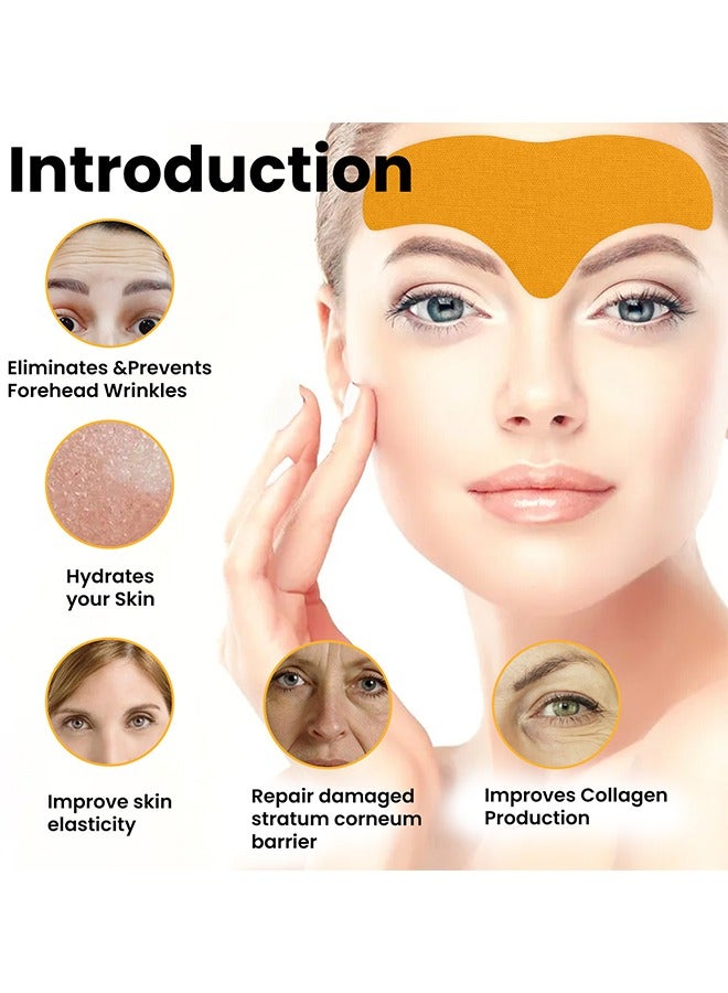 EELHOE Forehead Wrinkle Patche ,Our face wrinkle patches, are made with high-quality ingredients, extracts including centella asiatica, hydrolyzed collagen, and other plant-based ingredients that are safe fo - Image 2