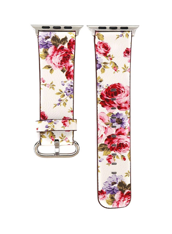 NIBEMINENT Pu Leather Band Apple Series 3, 2, 1 Watch 38 mm Multicolour