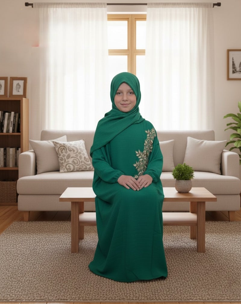 لينا فاشون شرشف صلاة اطفال بناتى مع حجاب متصل - Image 2