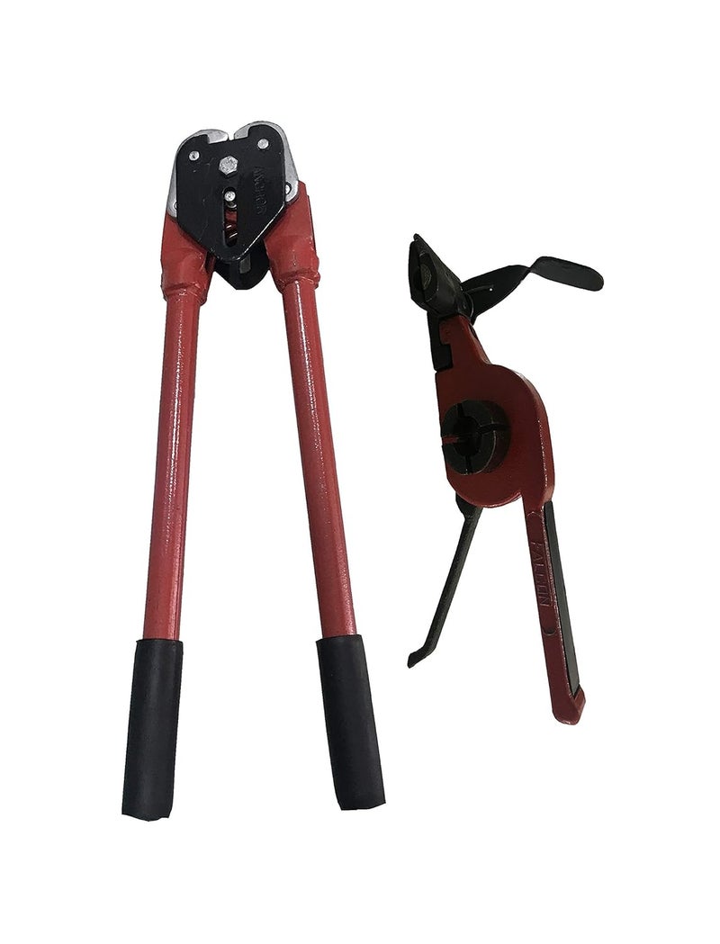 ENGARC Box Packing Machine Strapping Tool Manual Set (Red Packing Tool Set) - Image 1