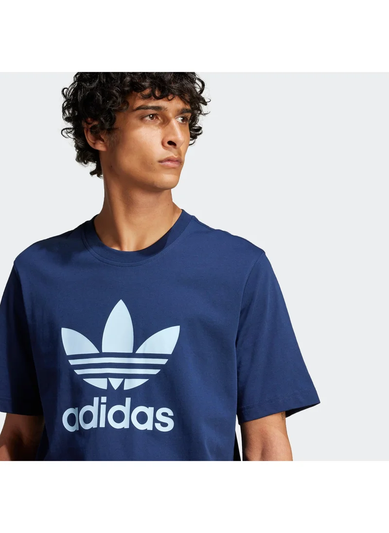 Adidas TREFOIL T-SHIRT Blue Originals Men T-SHIRTS