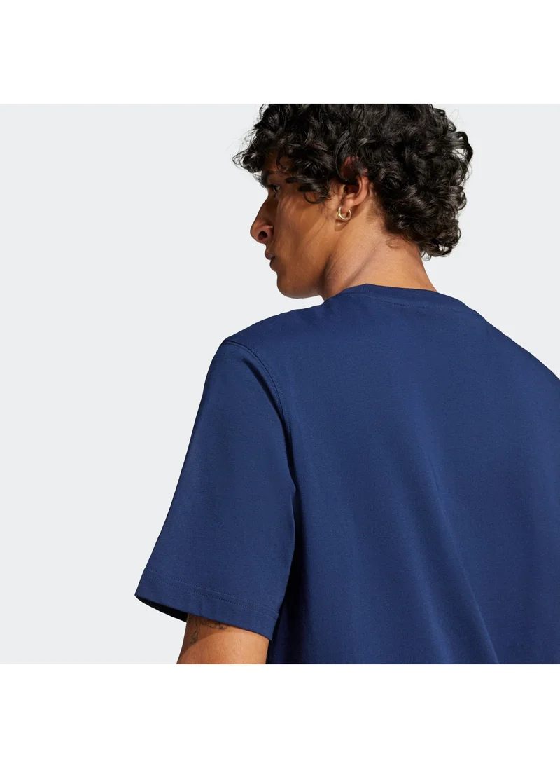 Adidas TREFOIL T-SHIRT Blue Originals Men T-SHIRTS