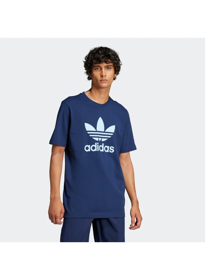 Adidas TREFOIL T-SHIRT Blue Originals Men T-SHIRTS