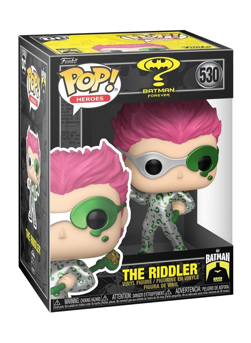 فانكو Funko Pop! Super Heroes: DC - Batman Forever - Batman 85th Anniversary - The Riddler (Metallic) (530) - Image 2