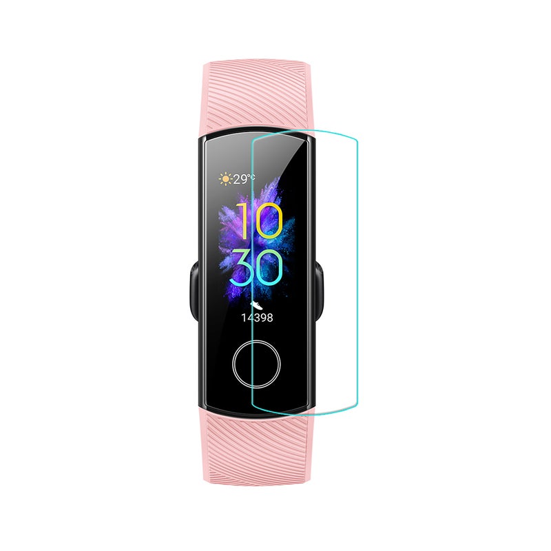 3 Pcs Smart Watch Soft Film Smart Wristband Protector Ultra-Thin High Transparency Cover Compatible with HONOR Band 5 Screen Protector - Image 1