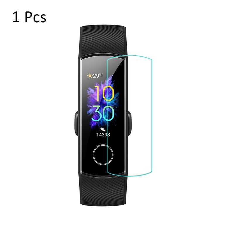 3 Pcs Smart Watch Soft Film Smart Wristband Protector Ultra-Thin High Transparency Cover Compatible with HONOR Band 5 Screen Protector - Image 2