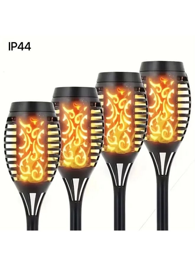 ضوء الشعلة الشمسية 12 مصباح LED للمناظر الطبيعية الخارجية في الحدائق، 2 عبوة - Image 2
