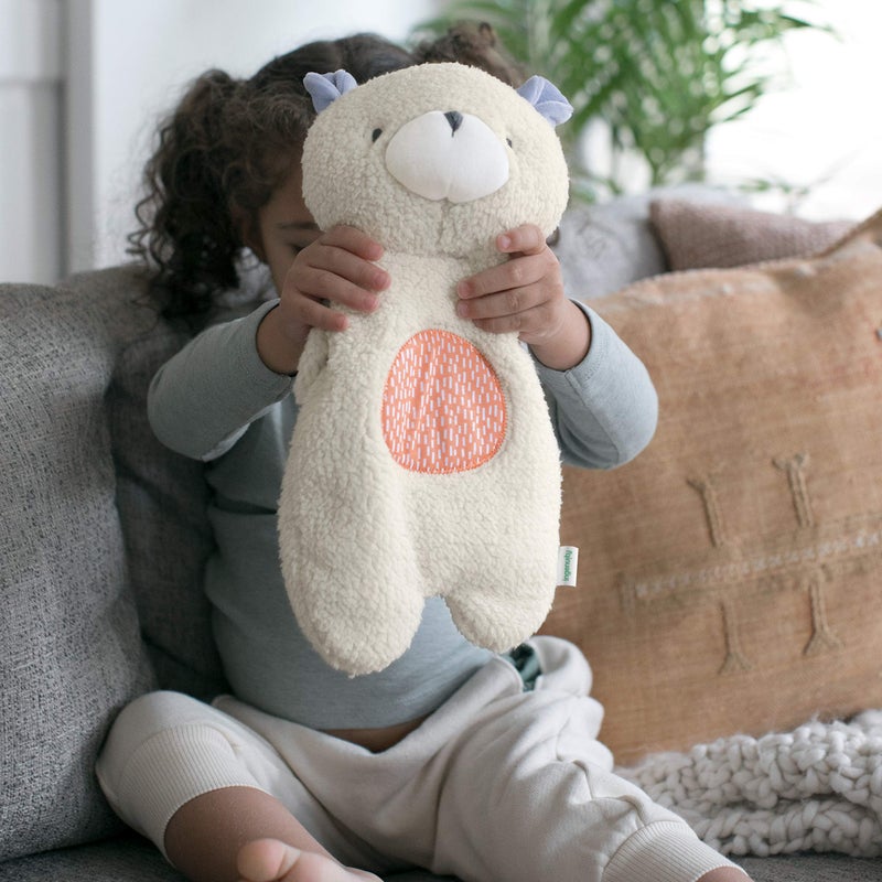 Ingenuity Premium Soft Mini Bean Bag Plush  Nate The Teddy Bear  Ages Newborn and up. - Image 2
