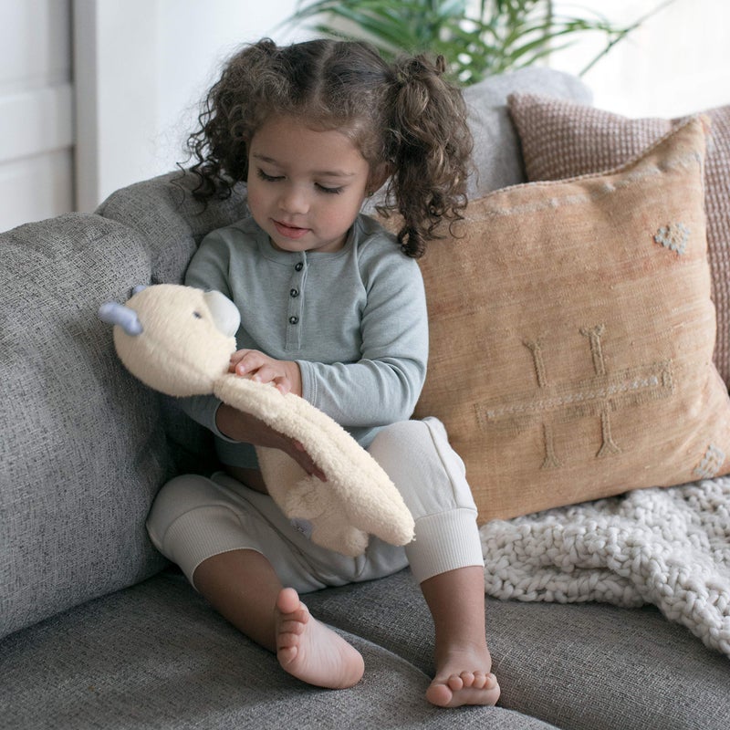 Ingenuity Premium Soft Mini Bean Bag Plush  Nate The Teddy Bear  Ages Newborn and up. - Image 3