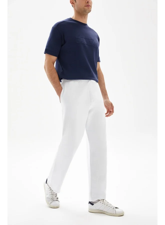 Wecre8 White Straight Sweatpants