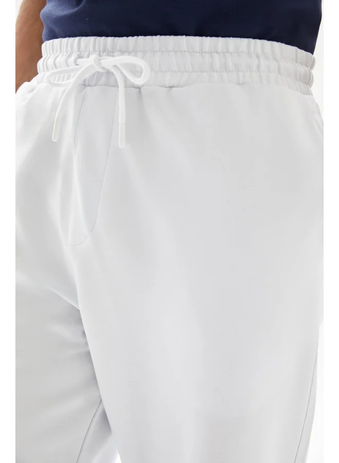 Wecre8 White Straight Sweatpants
