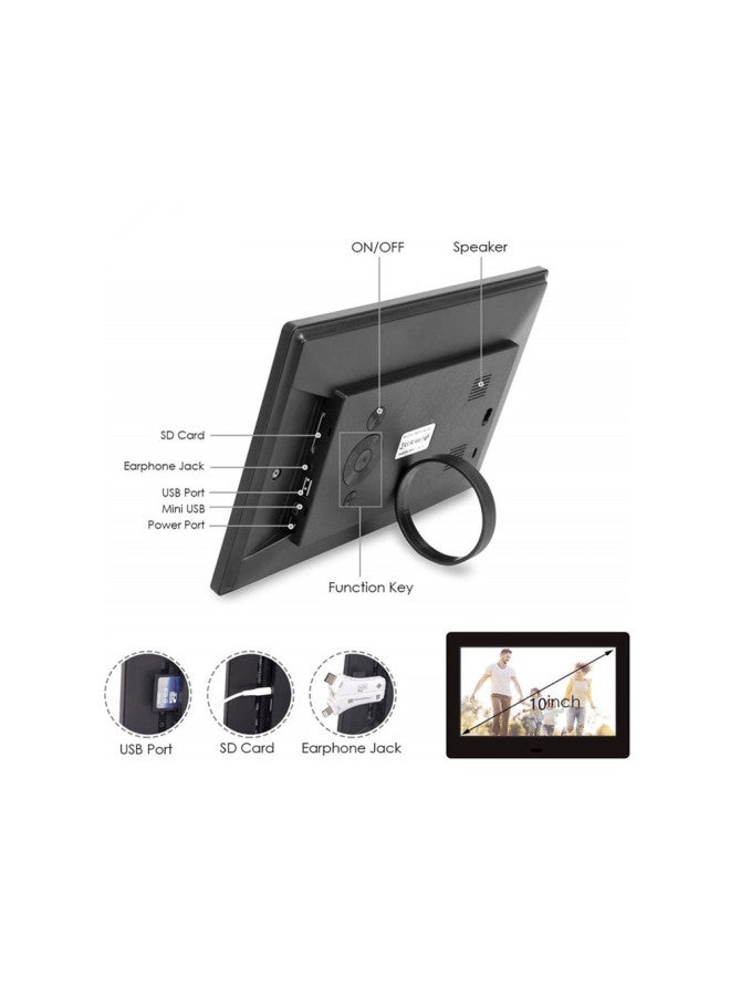 10 Inch Digital Photo Frame Ips Screen Picture Video Player Advertising Machine Best Selling Electronic Photo Album-Color:7 "-1024*600 Ips Screen-White [Patent]] - Image 4