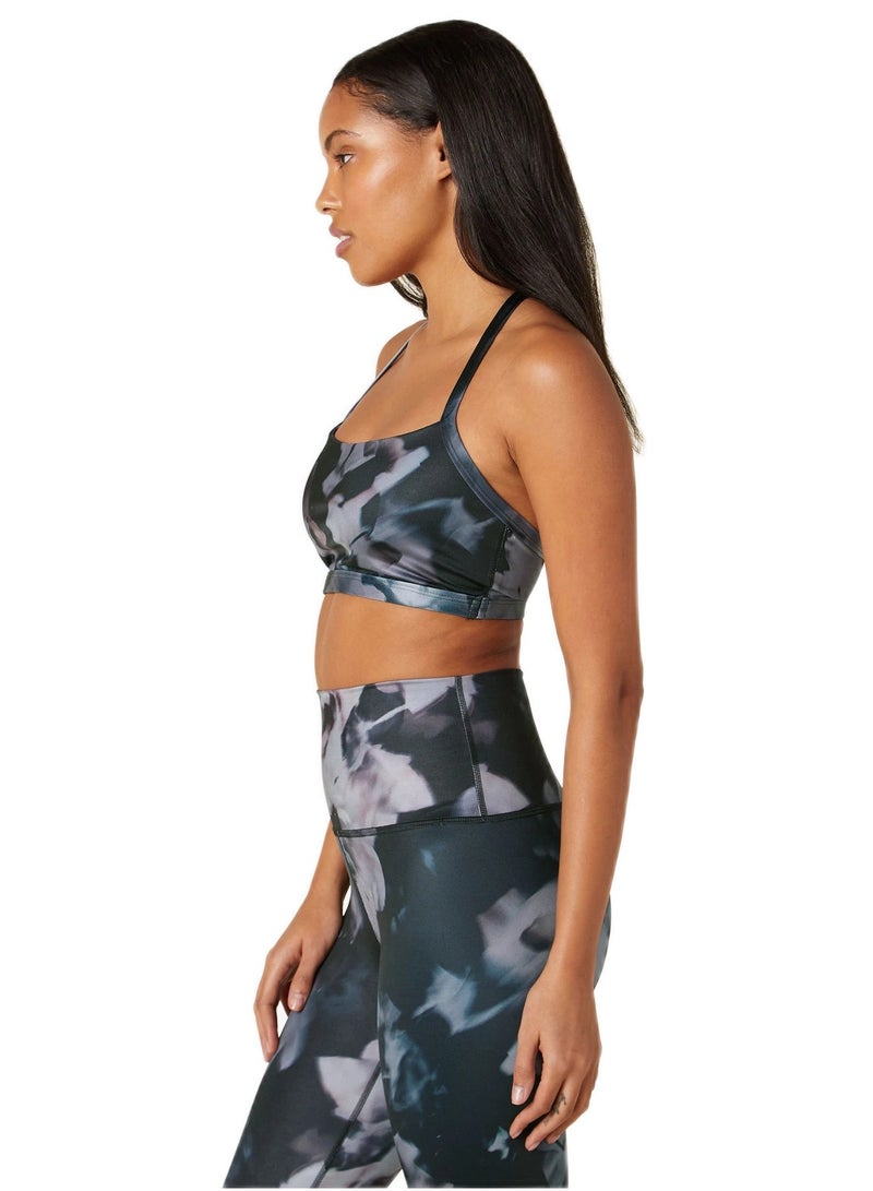 Beyond Yoga T-BACK LUXE BRA DARK FLORAL SMALL - Image 2