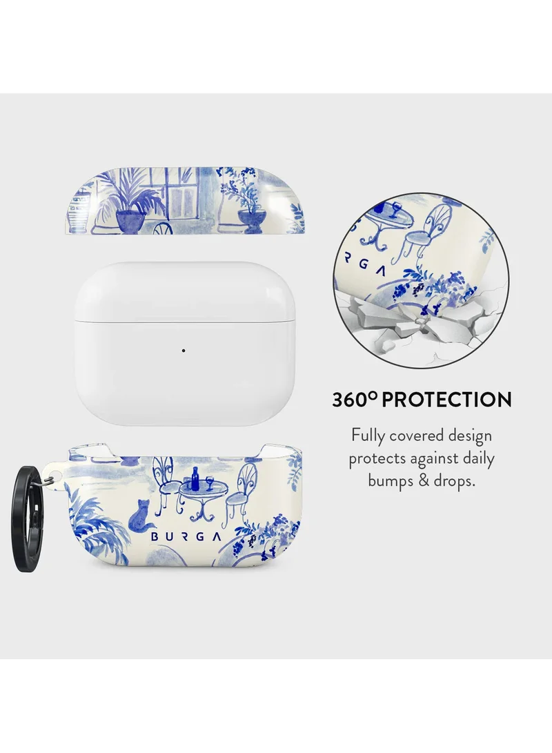 بورجا حافظات Airpods Pro 2 الصلبة الواقية. حلقة تثبيت متضمنة، غطاء بلاستيكي صلب واقي لسماعات Airpods، ملحقات Airpods أنيقة