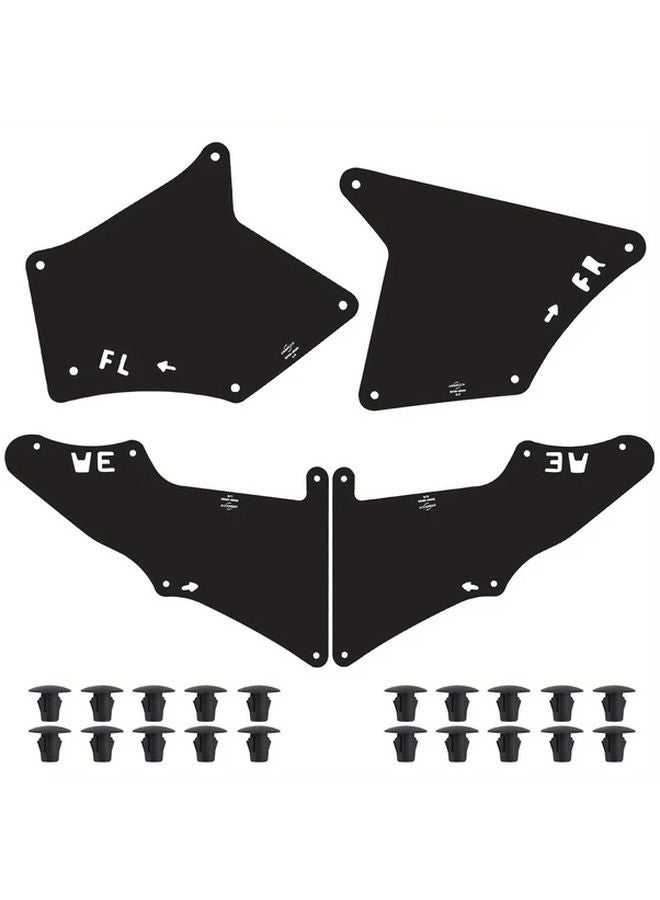 Toyota FJ Cruiser 2007 2014 Front Fender Splash Guard Mud Flap Set 4pcs - Image 1