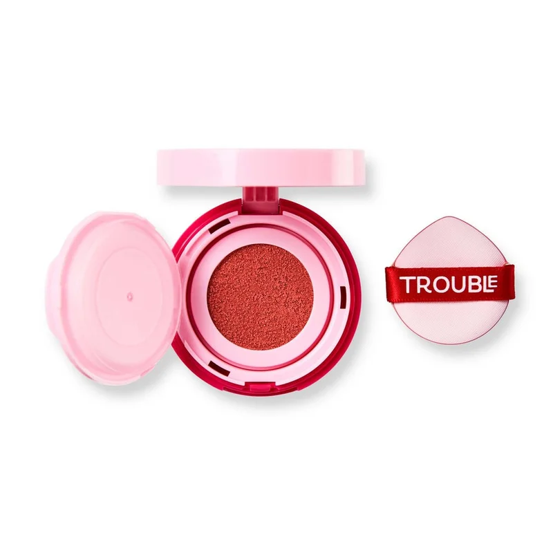 Trouble Maker Trouble Maker Press Play Blush Cushion On Repeat Rosie Pink
