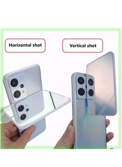 SYOSI Mobile Phone Camera Mirror Reflection Clip Kit Mobile Phone Reflection Camera Clip Selfie Reflector Mobile Phone Shooting Supplies Suitable for Travel  - Image 2