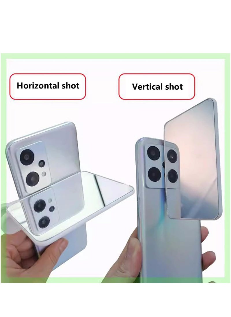 SYOSI Mobile Phone Camera Mirror Reflection Clip Kit Mobile Phone Reflection Camera Clip Selfie Reflector Mobile Phone Shooting Supplies Suitable for Travel  - Image 2