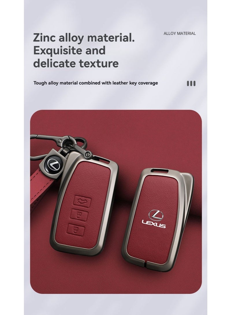 LEXUS High end car key protection cover suitable for Lexus ux260H new ES300 ES200H LS500H Lexus car key shell case - Image 4