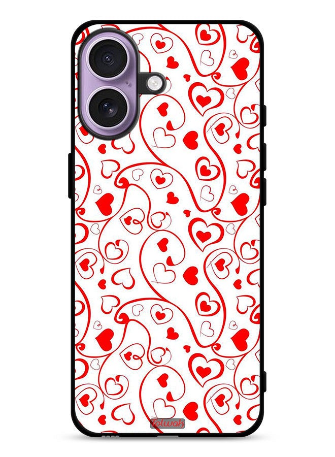 Tolwak Apple iPhone 17 Protective Case Cover Hearts Pattern - Image 1