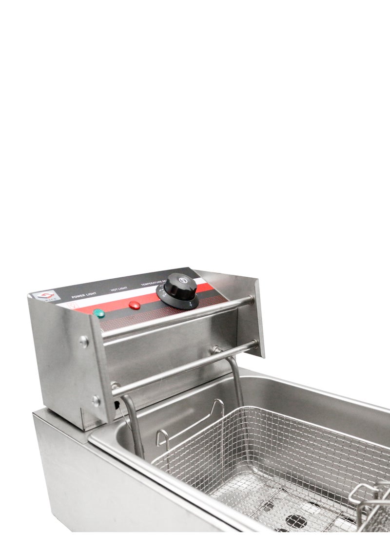 Grace Commercial Countertop Electric 6L Deep Fryer Single Stainless Steel Container Adjustable 50-190 Degrees Temperature - pzsku/ZF542677F7D252F73B1F3Z/45/_/1716212713/414cef69-861a-4afc-8a13-ac8433bcd3e1