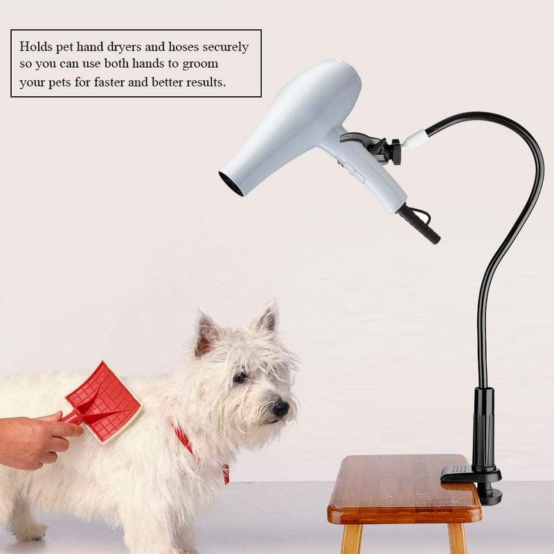 klarako Hands-Free Dryer Holder Arm, Pet Dog Cat Grooming Table Hair Dryer Stand Holder Hands, Dog Pet Grooming Table Hair Dryer Stand Holder Hands - Image 4