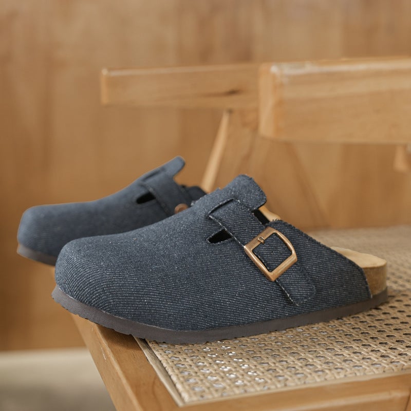 خريف 2025 كلاسيكي جديد متعدد الاستخدامات كل الموسم حذاء كورك على طراز Birkenstock مع شعور عالي الجودة ، حذاء في الهواء الطلق على طراز Mule - Image 4