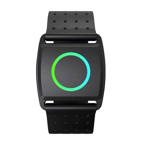 EZON Heart Rate Monitor C022Pro,Bluetooth& ANT+ Heart Rate Monitor Armband with HR Zone LED Indicator,Optical HRM Sensor for Running Cycling Gym,Compatible with Peloton/Wahoo/Polar/Strava - Image 1