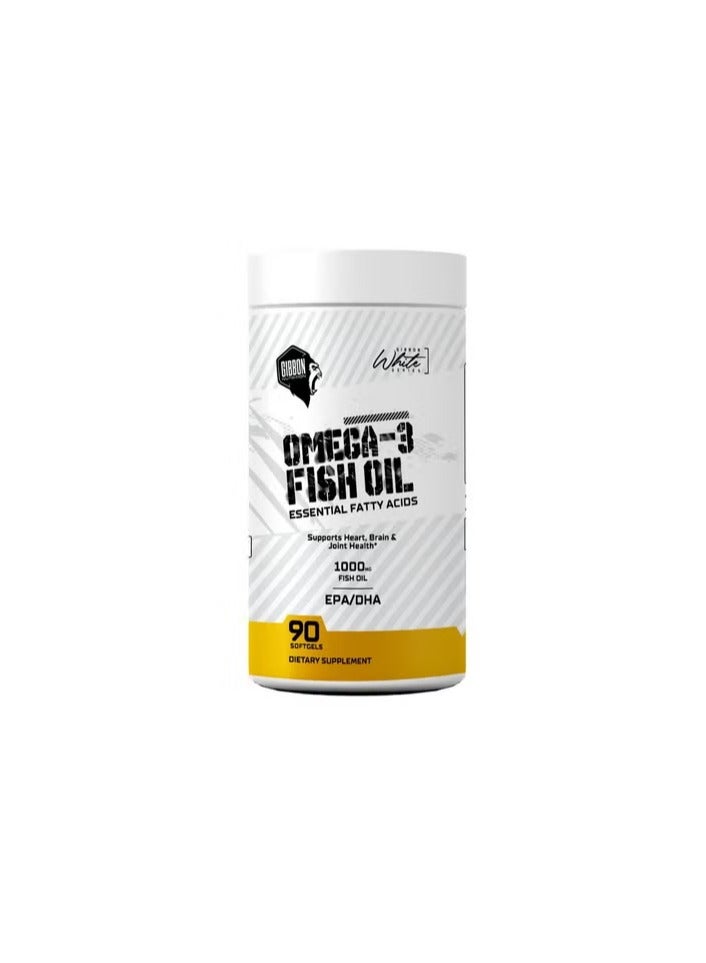 GIBBON زيت السمك أوميغا-3 من جيبون للتغذية - 90 كبسولة لينة