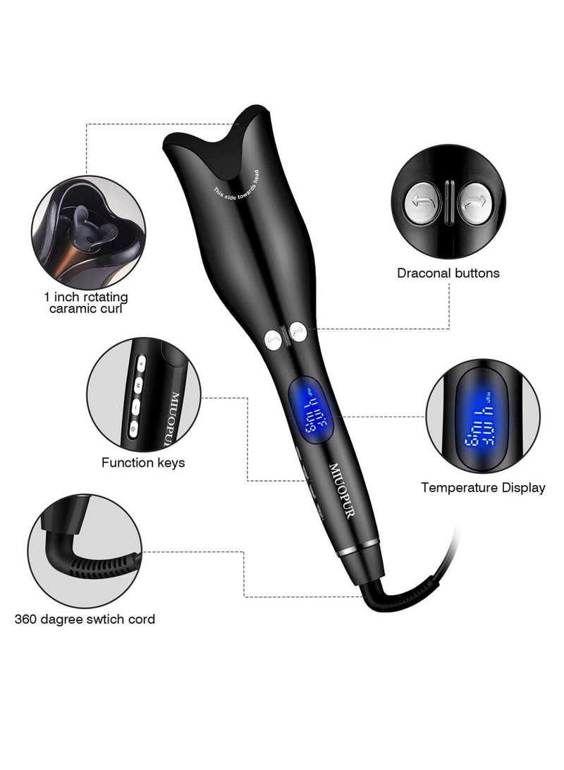 Multi-Automatic Hair Curler Hair Curling Iron LCD Ceramic Rotating Hair Waver Magic Curling Wand Irons Hair Styling Tools - Image 4