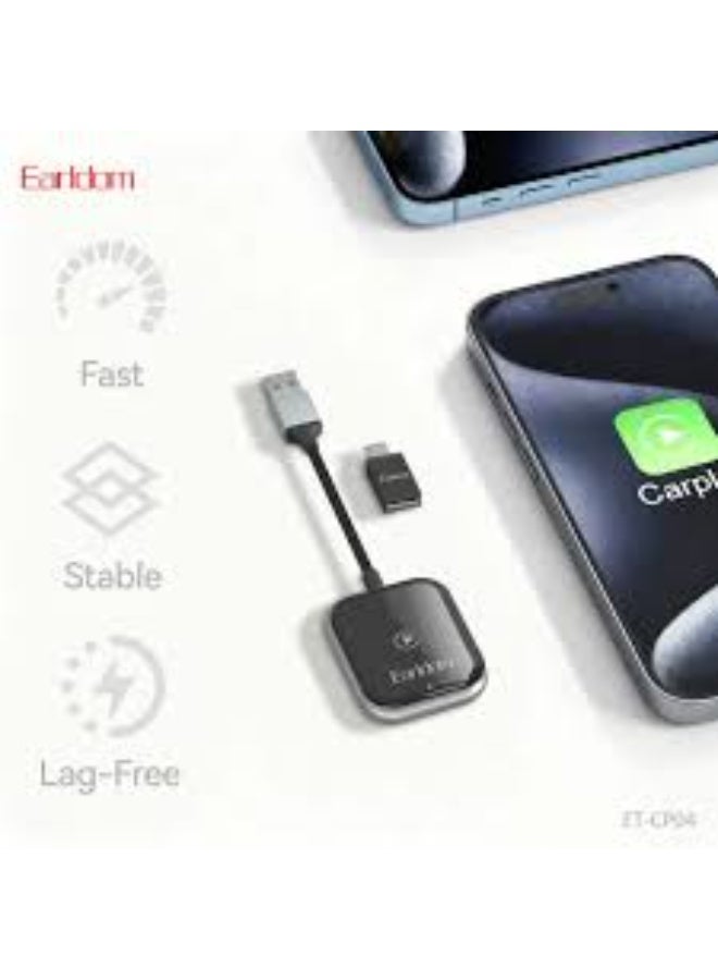 Mini 2 in 1 Wireless CarPlay and Android Auto Adapter, Easy Setup Plug and Play, Fast Seamless Use Supports 1000+ Car's with Built-in Wired Car Play/Android Auto, Compact Sleek Design Car Adapter - Image 1