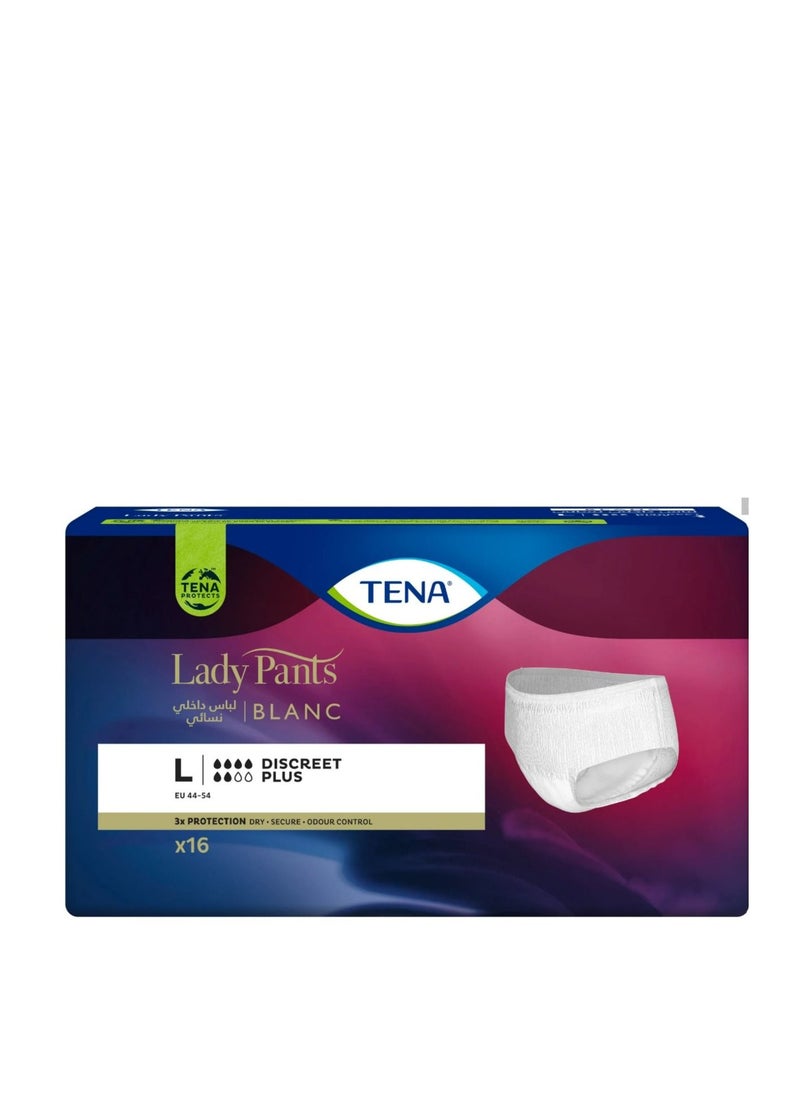 Tena Tena Lady Pants Discreet Plus Large 16 Count  - Image 1