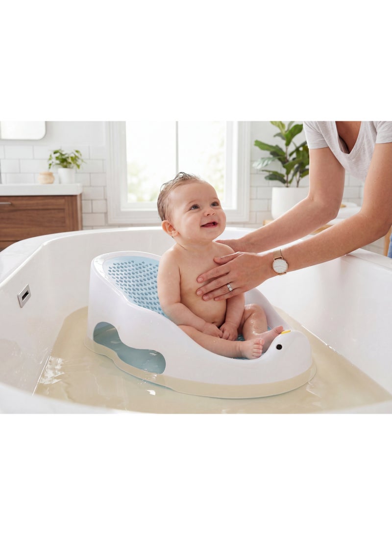 NIVORRA Baby Bathing Device - Ergonomic Anti-Slip Infant Bath Seat & Support, Non-Toxic, Easy to Clean Lying Bathtub - Image 4