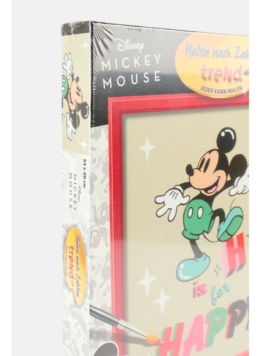 Paint By Numbers Mickey Mouse H is for Happy 20011, Black Combo