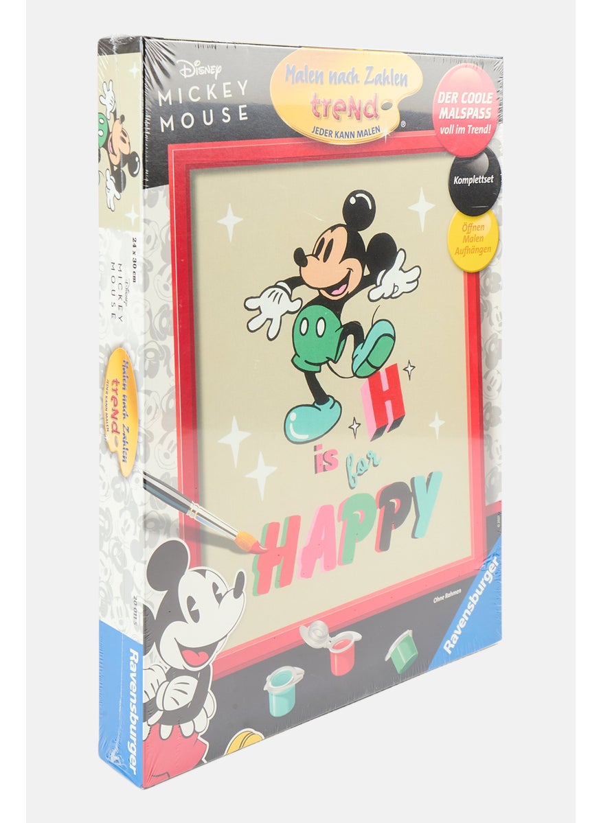 Paint By Numbers Mickey Mouse H is for Happy 20011, Black Combo