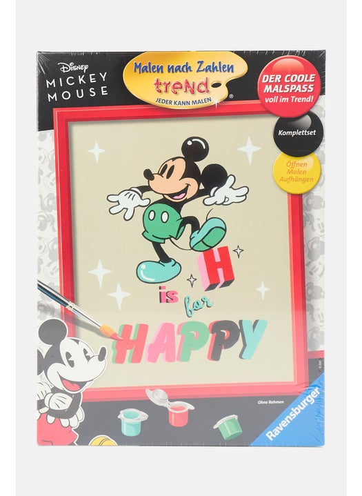 Paint By Numbers Mickey Mouse H is for Happy 20011, Black Combo